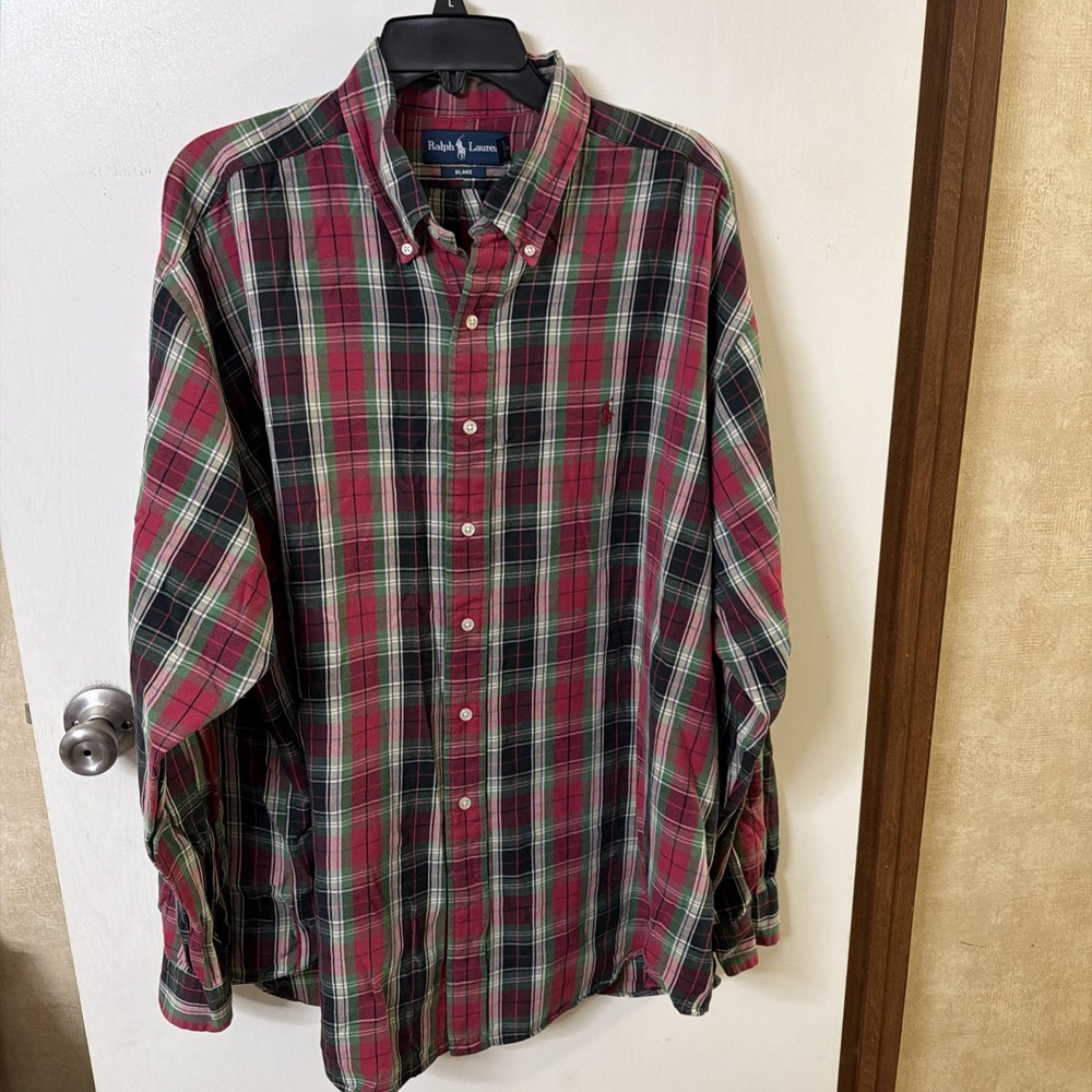 Ralph Lauren Men Multi-Color Long Sleeve Casual Shirt Size XXL